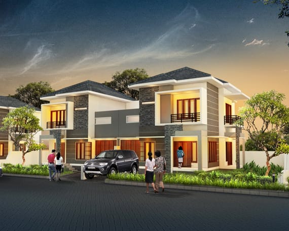 Rumah Mewah Model Perumahan Elit