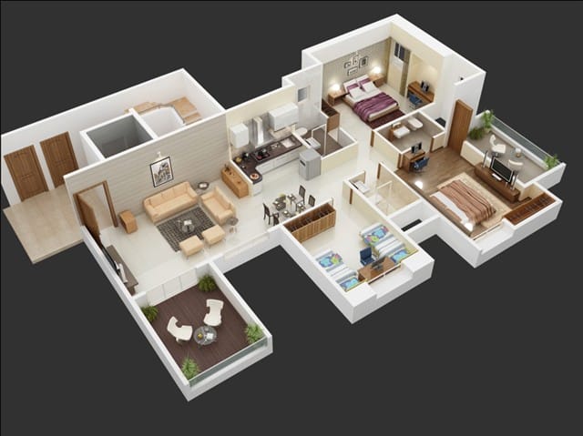 Rumah Minimalis Semi Apartemen