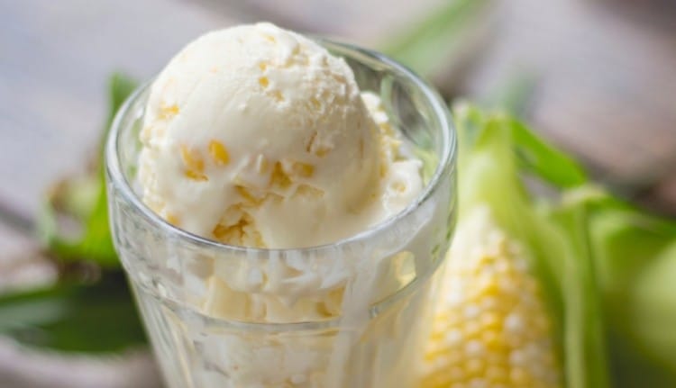 sweat corn ice cream