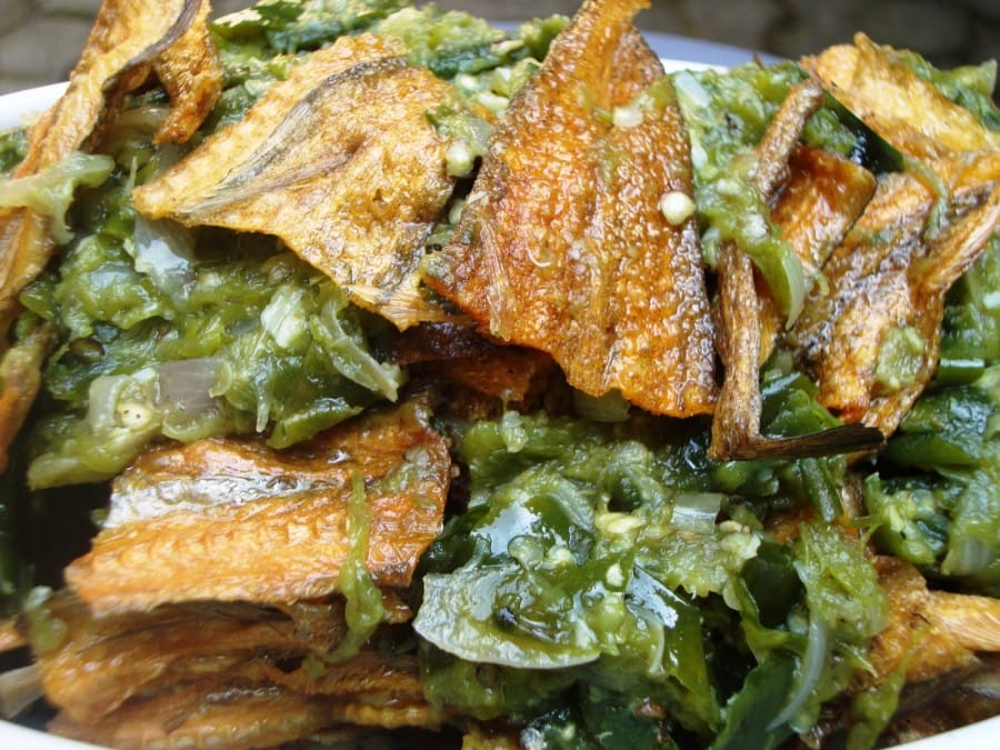 sambal ikan asin