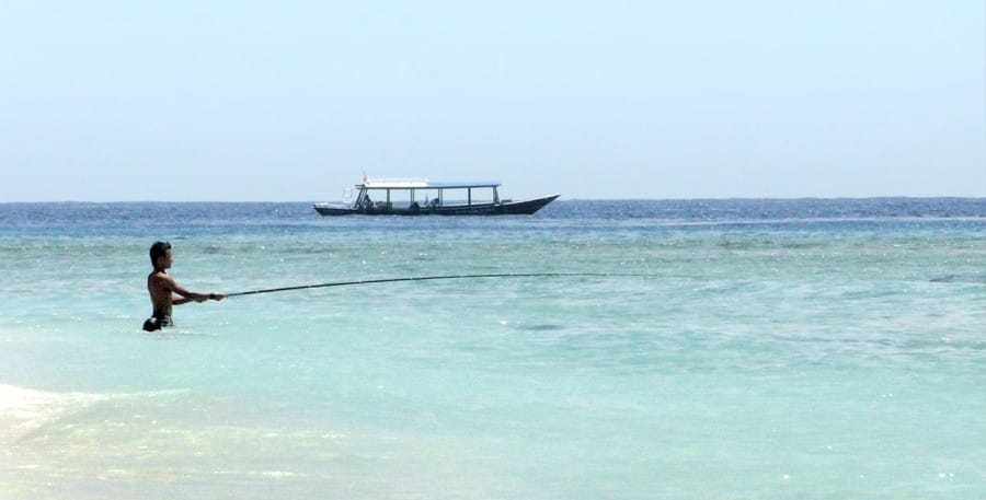 Memancing di Gili Air