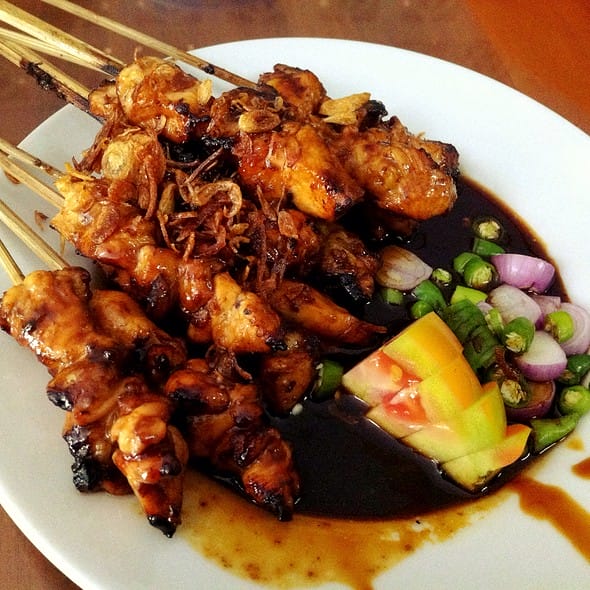 Sate Kambing Bumbu Kecap Pedas