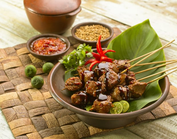 Sate Sapi Bumbu Ketumbar