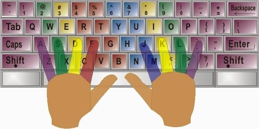 touch typing