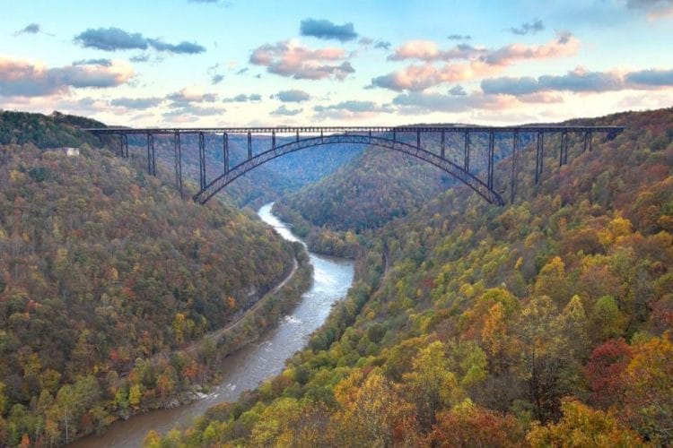 The-New-River-Gorge-Bridge-with-fall-colors-021814240E8DF6A7