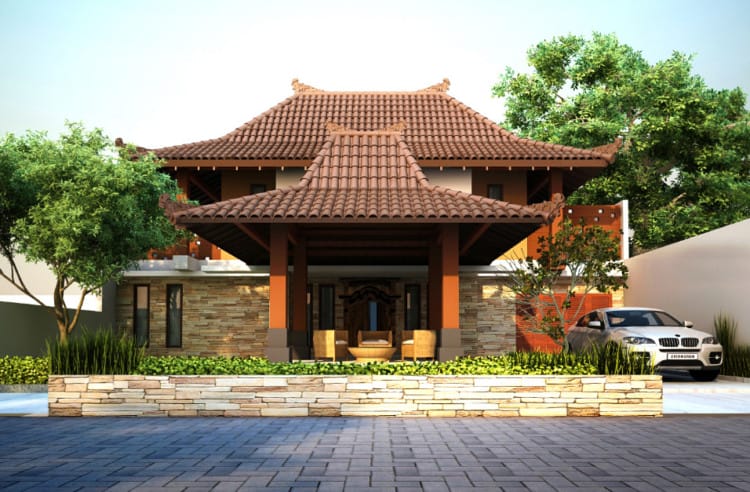 Rumah Tradisional Bali Minimalis