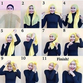 Cara Berhijab Pashmina