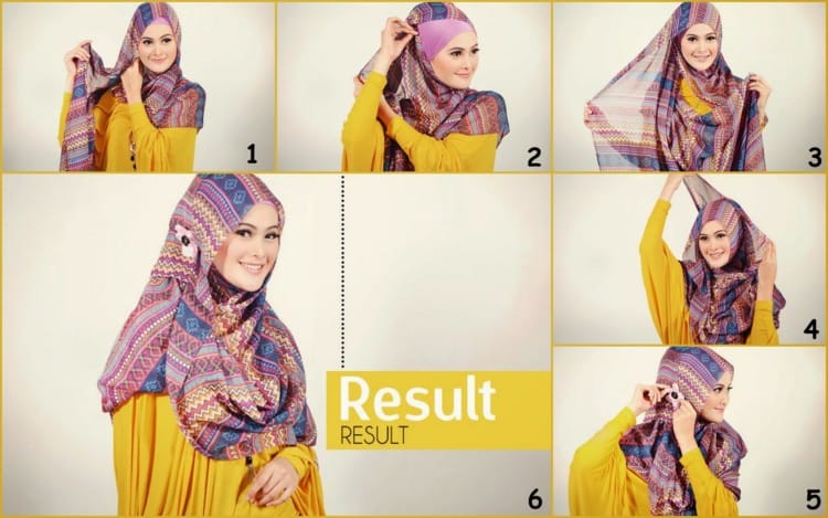 tutorial memakai hijab