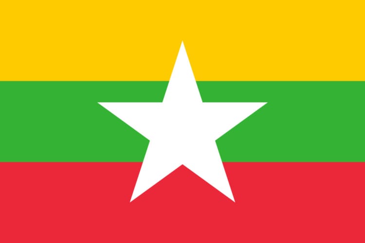 Pergantian Bendera Myanmar
