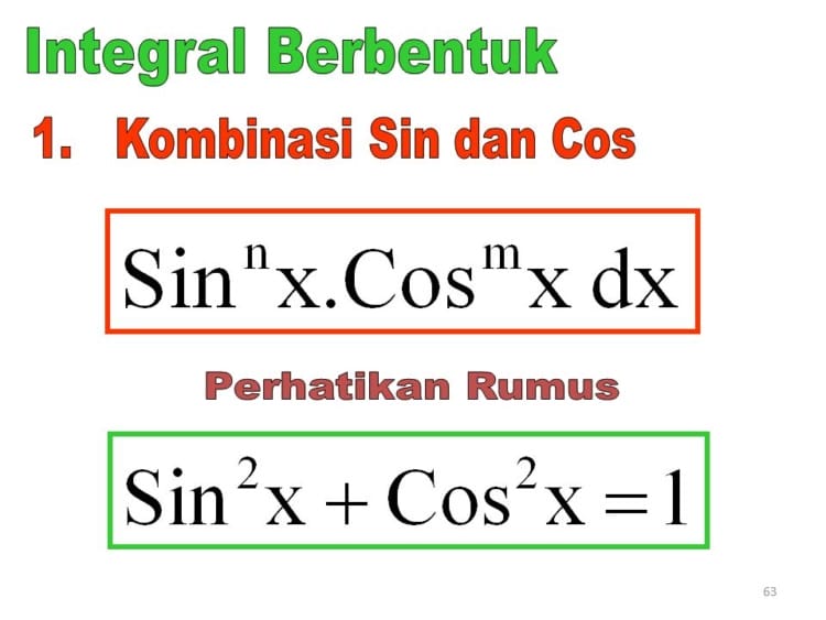 rumus integral