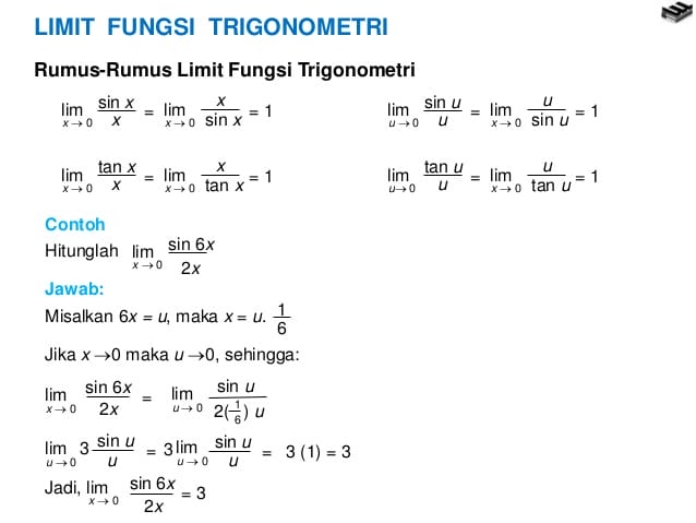 Limit Trigonometri